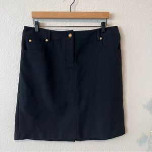 J. McLaughlin Navy Pencil Skirt 14